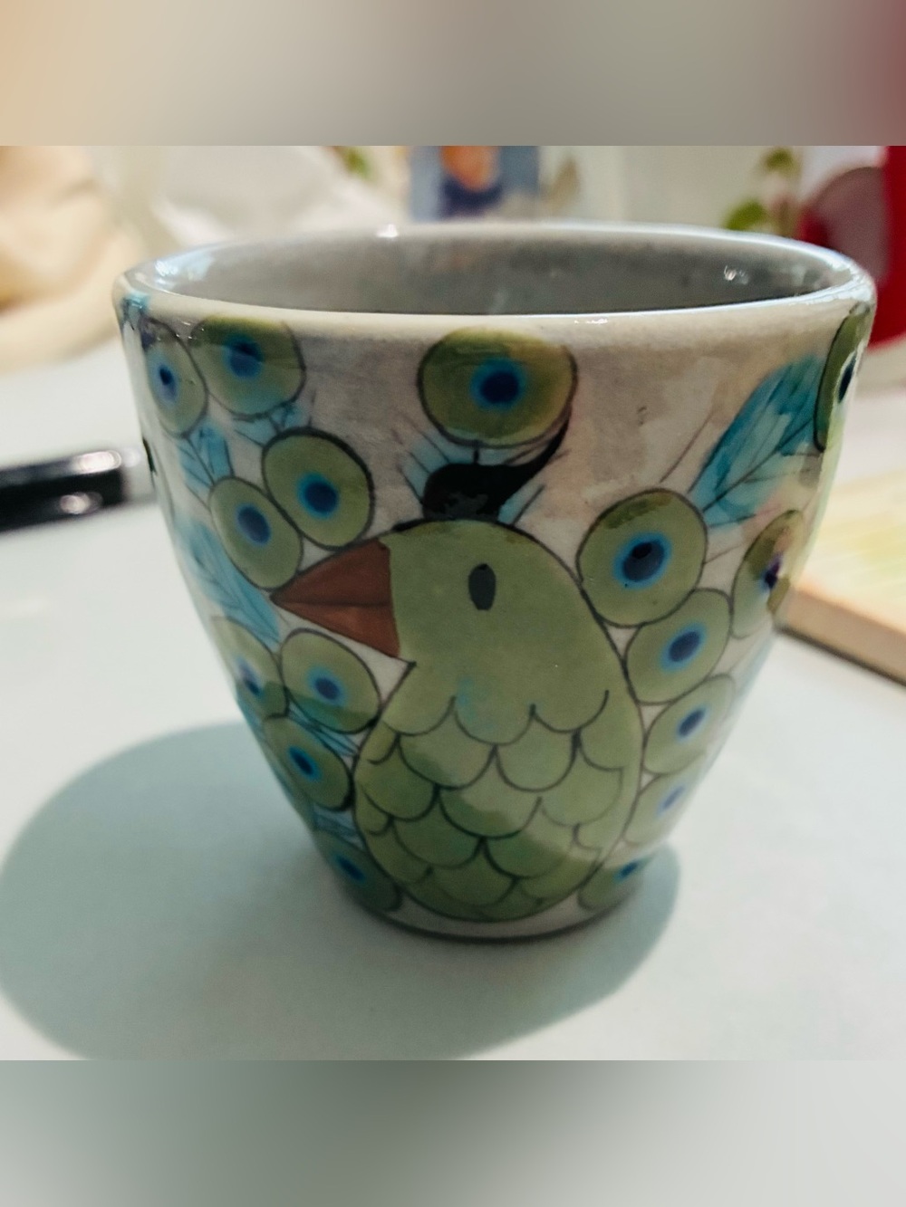 "Ken Edwards” Guatemala-Mayan-Ke San Antonio Palopo Handcrafted Espresso Cup, EC